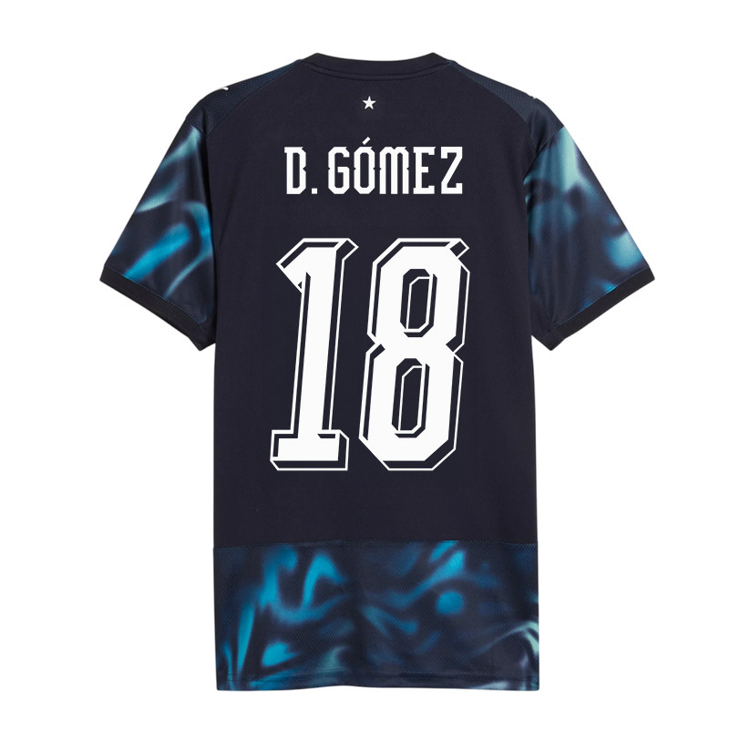 Diego Gómez 18 Paraguay National Team 2026 Away Jersey - Navy, Men - Jersey Teams