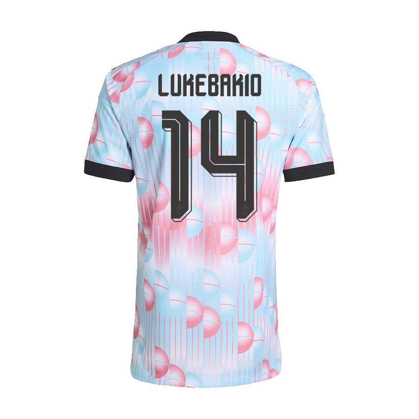 Dodi Lukebakio 14 Belgium National Team 2026 x World Cup Patch Away Jersey - Light Blue, Men - Jersey Teams