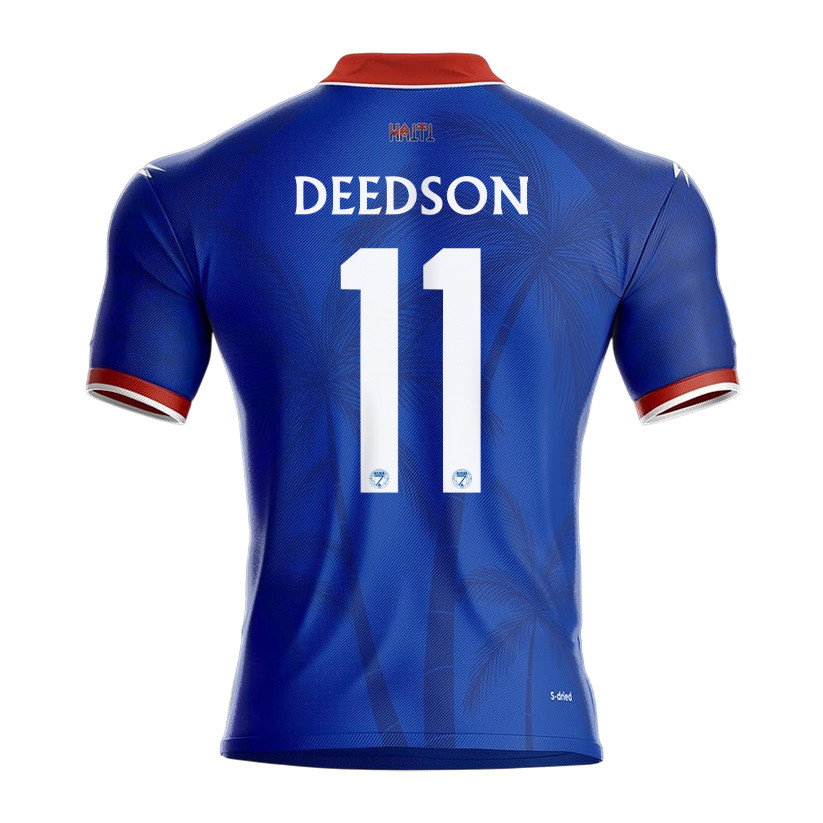 Don Deedson Louicius 11 Haiti National Team 2026 Home Jersey - Blue, Men - Jersey Teams