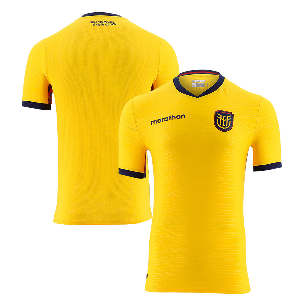 Ecuador National Team 2026 Home Jersey - Yellow, Men - Jersey Teams
