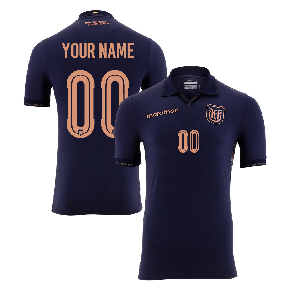 Ecuador National Team 2026 Personalized Away Jersey - Navy, Men - Jersey Teams