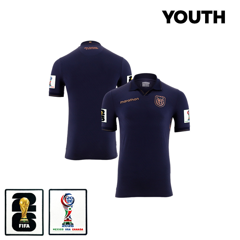 Ecuador National Team 2026 Youth Away Jersey - Navy - Jersey Teams