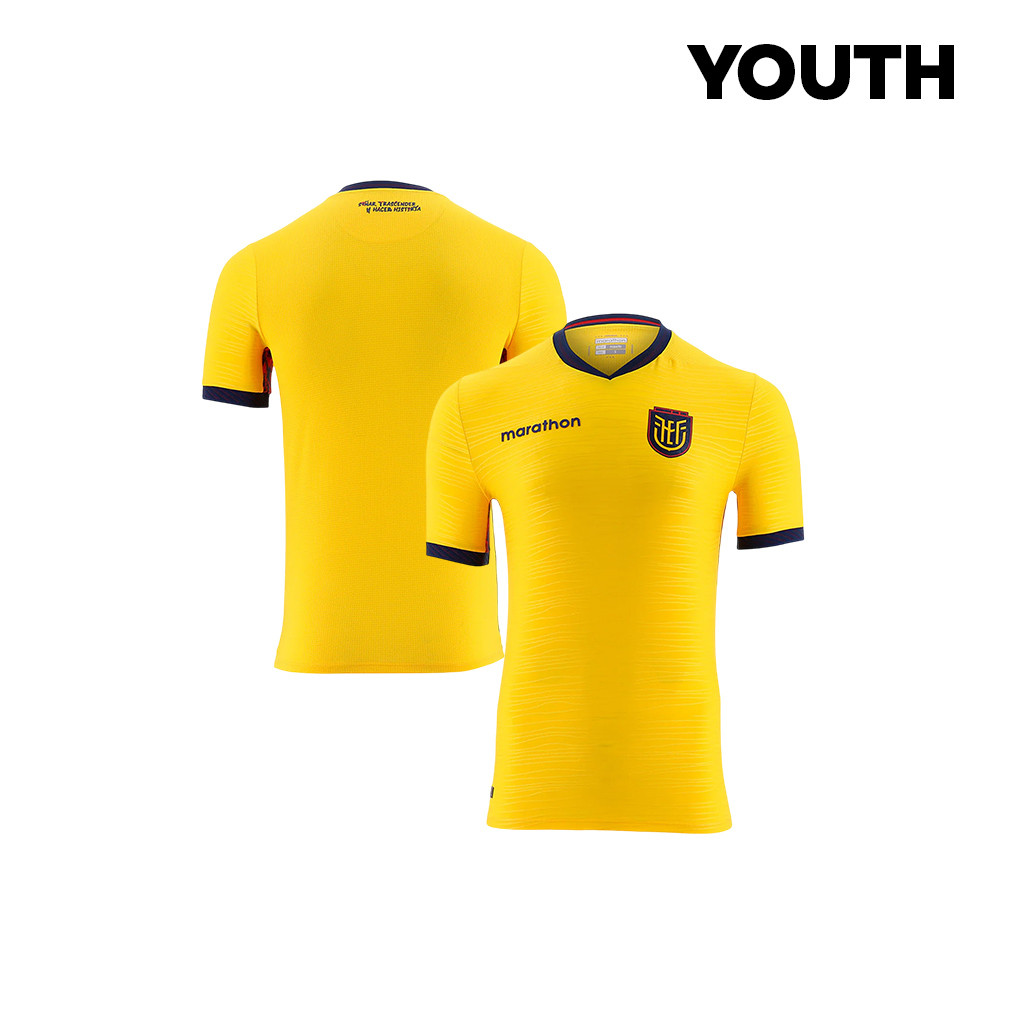 Ecuador National Team 2026 Youth Home Jersey - Yellow - Jersey Teams