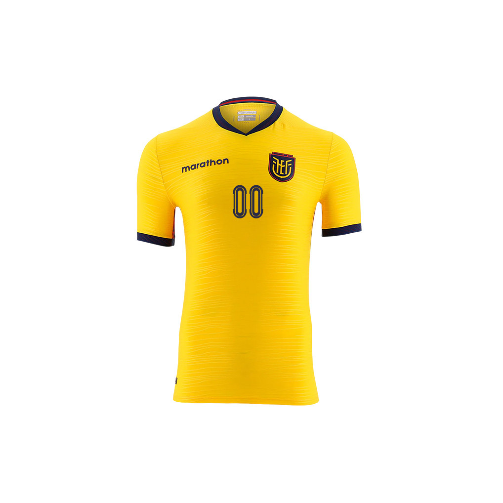 Ecuador National Team 2026 Youth Personalized Home Jersey - Yellow - Jersey Teams