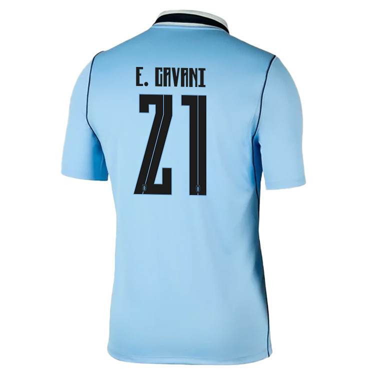 Edinson Cavani 21 Uruguay National Team 2026 Home Jersey - Blue, Men - Jersey Teams