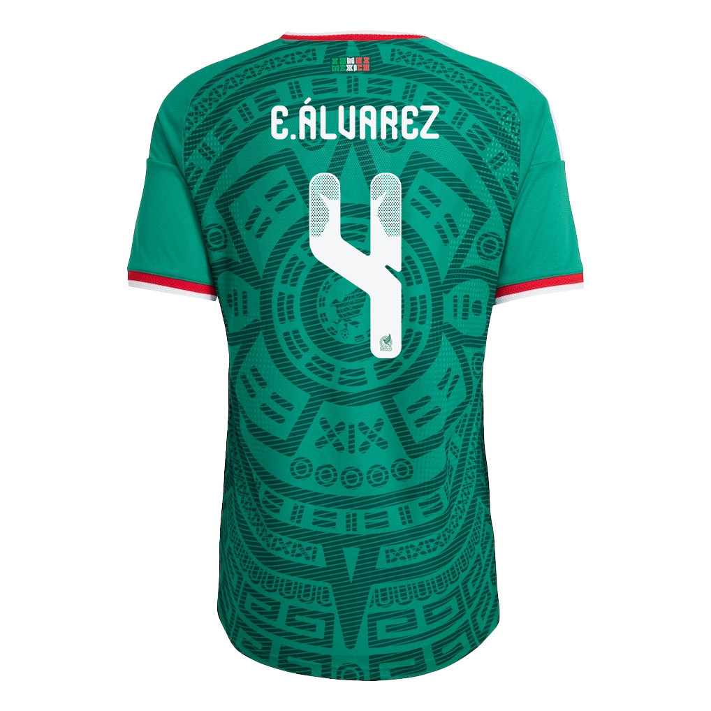 Edson Álvarez 4 Mexico National Team 2026 Home Jersey - Green, Men - Jersey Teams