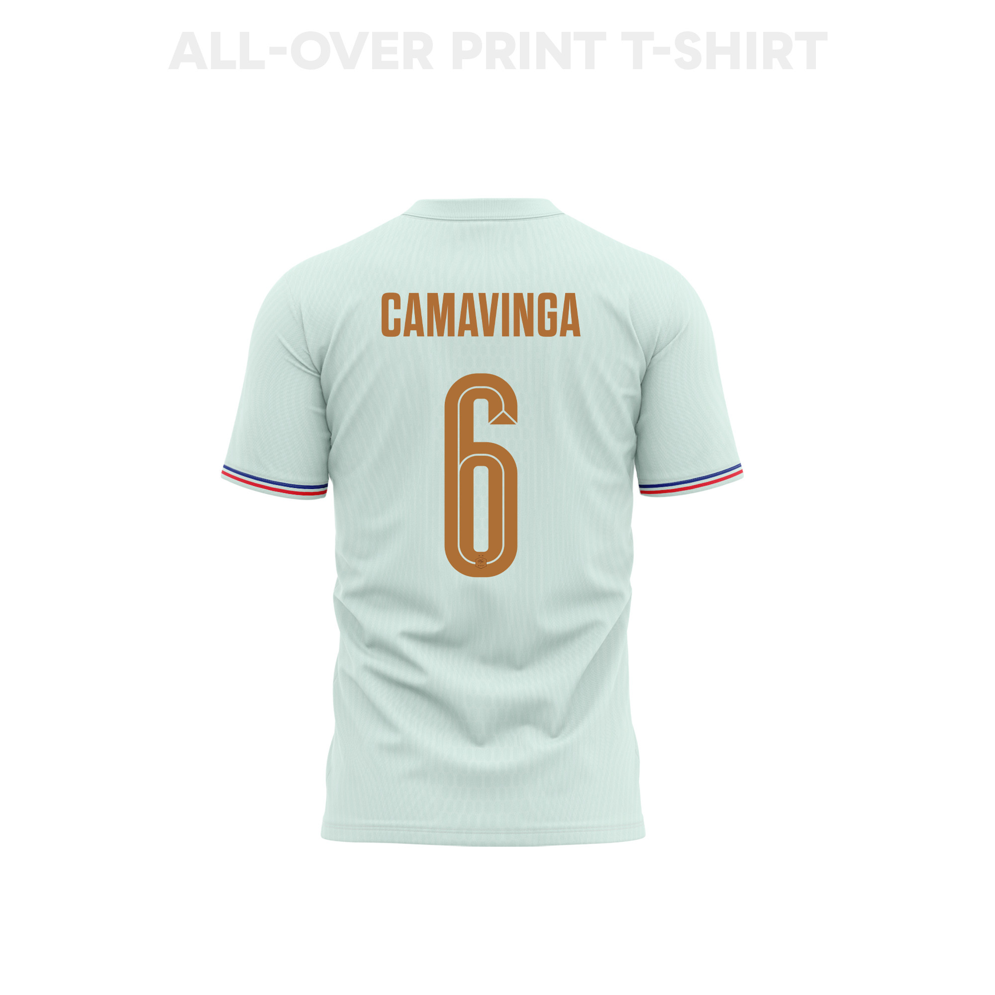 Eduardo Camavinga 6 Youth France 2026 Away 3D T-shirt Fully Printed – Green - Jersey Teams