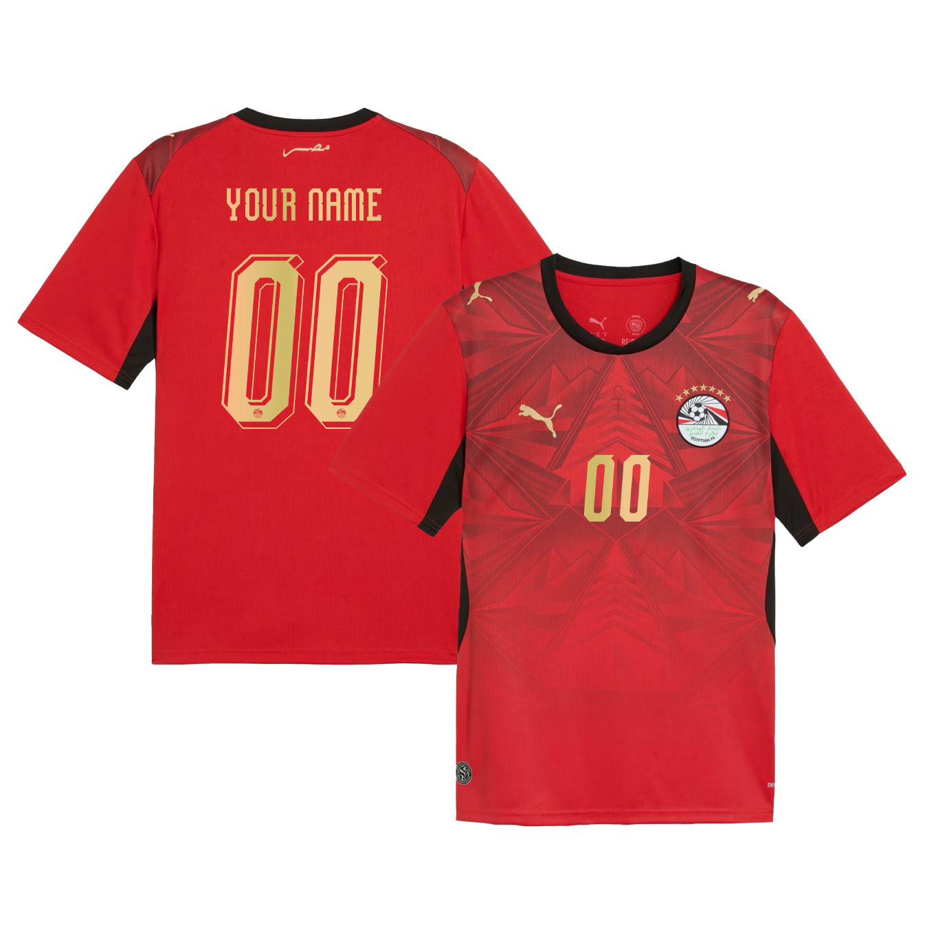 Egypt National Team 2026 Personalized Home Jersey - Red, Men - Jersey Teams
