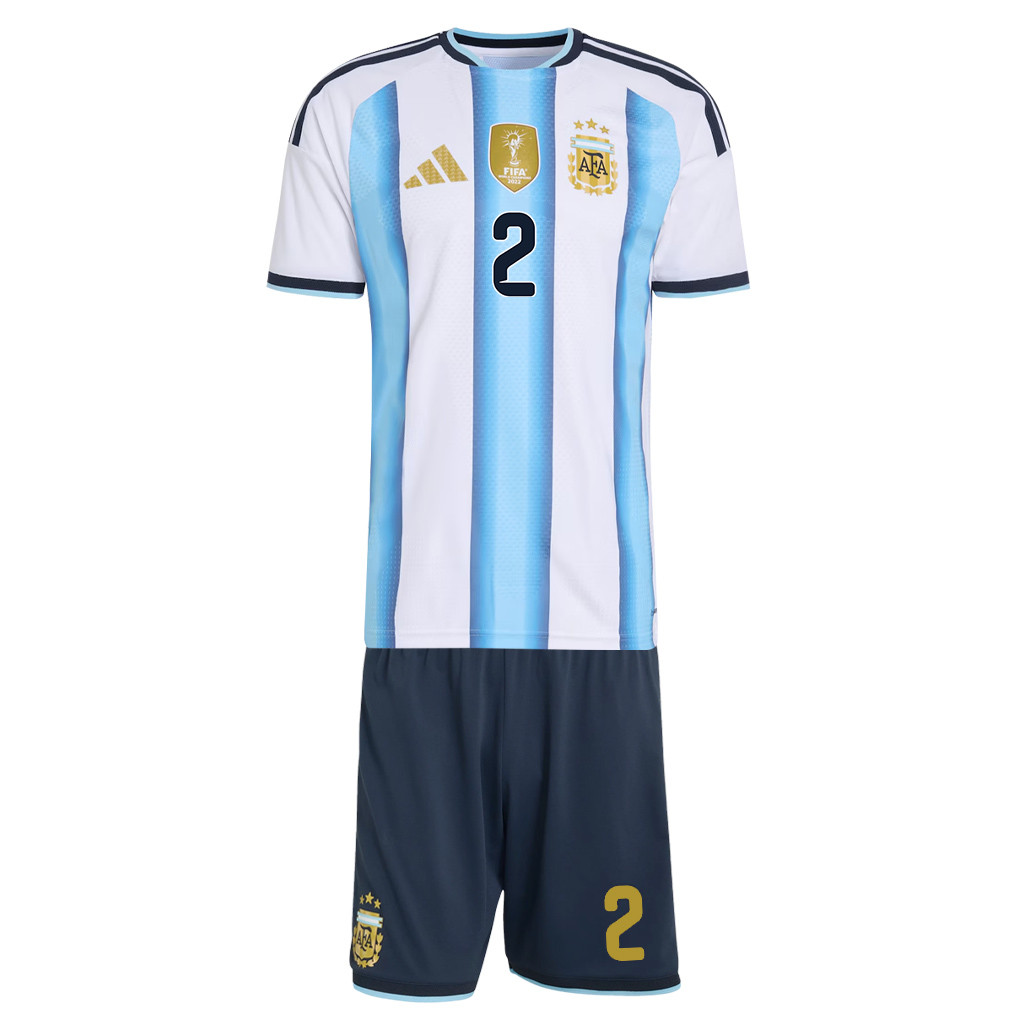 Emiliano Martínez 1 Argentina 2026 Home Men Jersey & Shorts Set – White - Jersey Teams