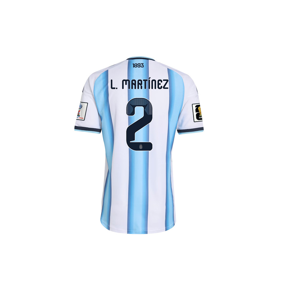 Emiliano Martínez 1 Argentina 2026 Home Men Jersey & Shorts Set – White - Jersey Teams
