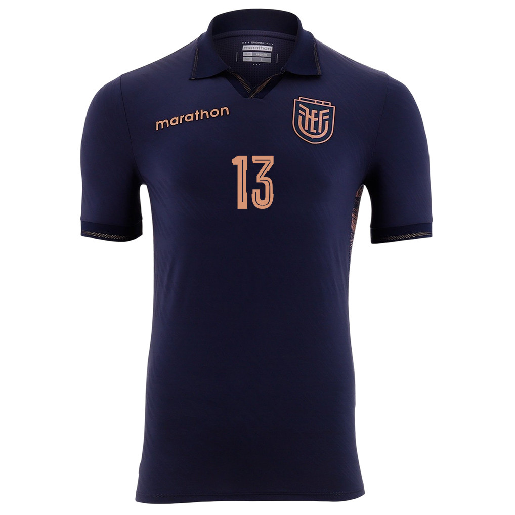 Enner Valencia 13 Ecuador National Team 2026 Away Jersey - Navy, Men - Jersey Teams