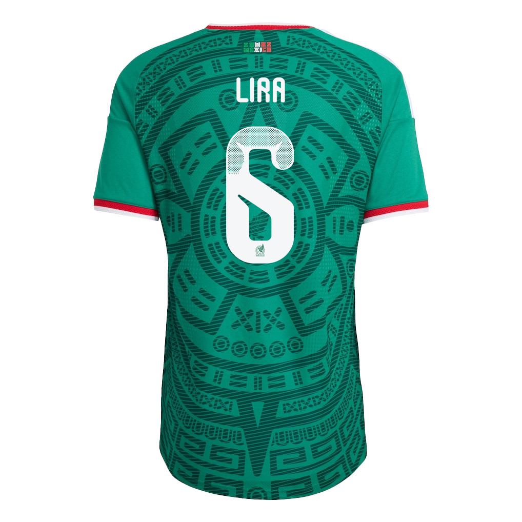 Erik Lira 6 Mexico National Team 2026 Home Jersey - Green, Men - Jersey Teams