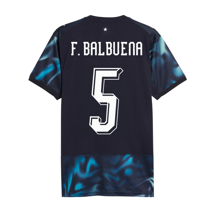 Fabián Balbuena 5 Paraguay National Team 2026 Away Jersey - Navy, Men - Jersey Teams
