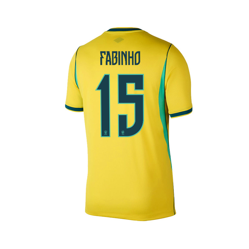 Fabinho 15 Brazil 2026 YOUTH Home Jersey & Shorts Set - Yellow - Jersey Teams