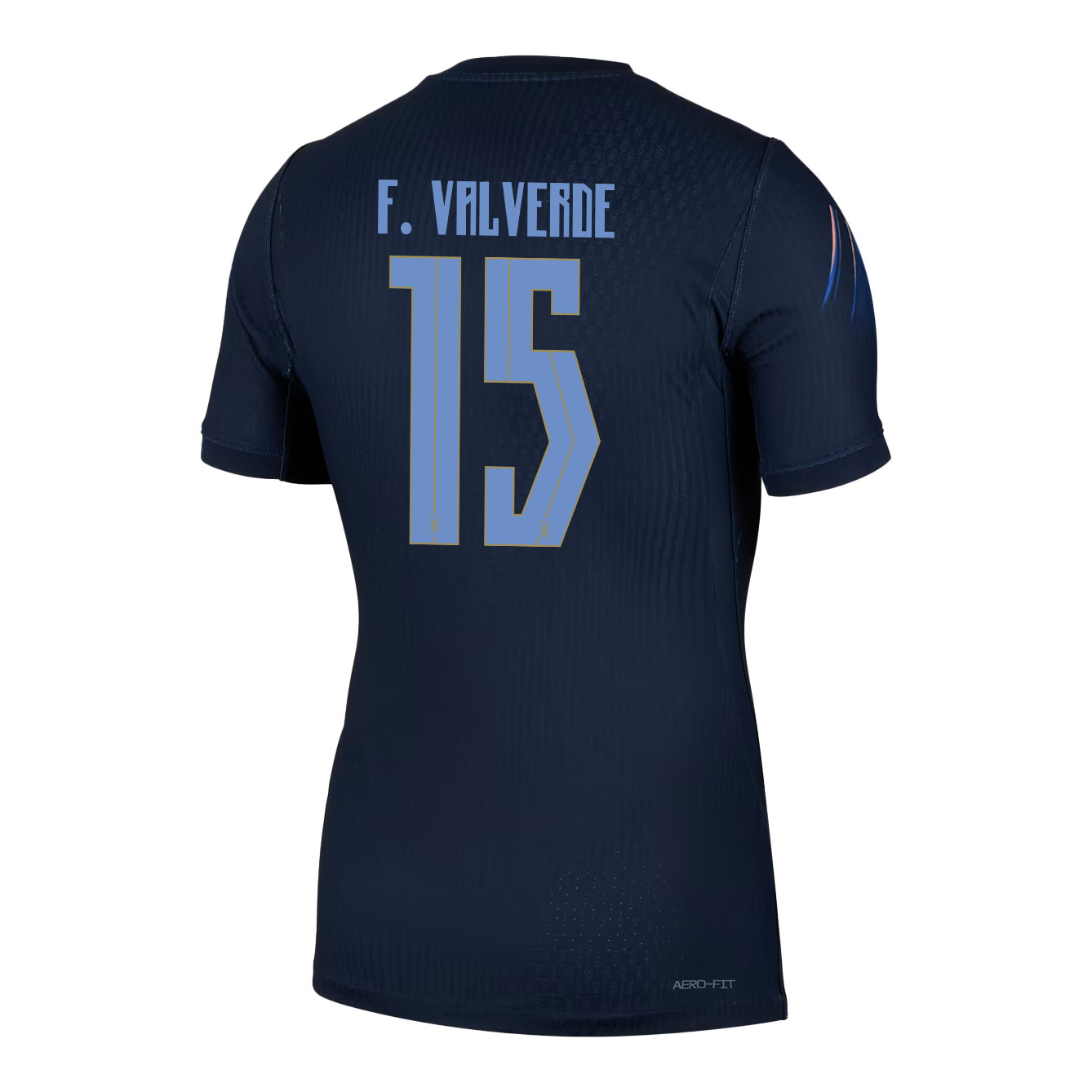 Federico Valverde 15 Uruguay National Team 2026 Away Jersey - Navy, Men - Jersey Teams