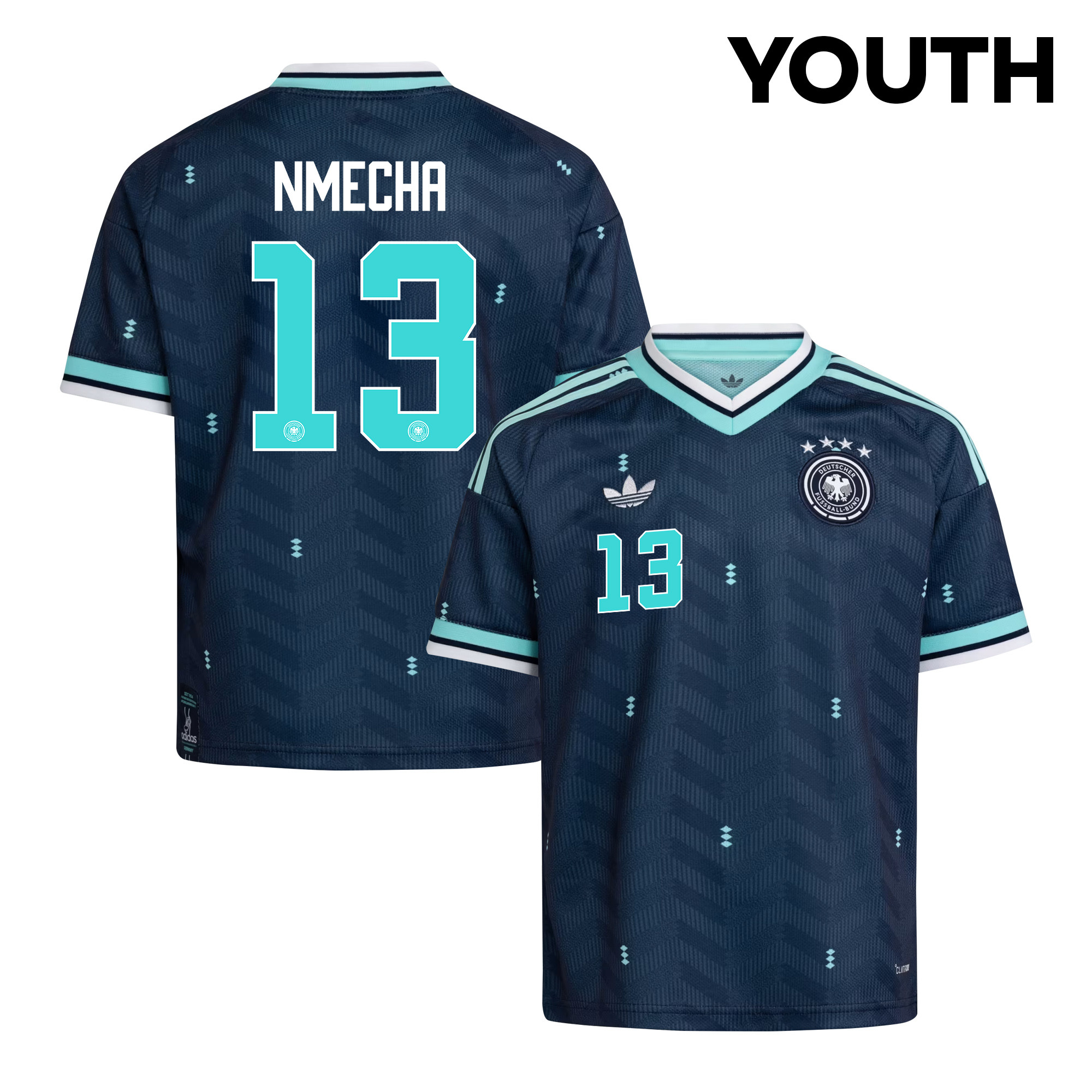 Felix Nmecha 13 Youth Germany National Team 2026 Away Jersey - Navy - Jersey Teams