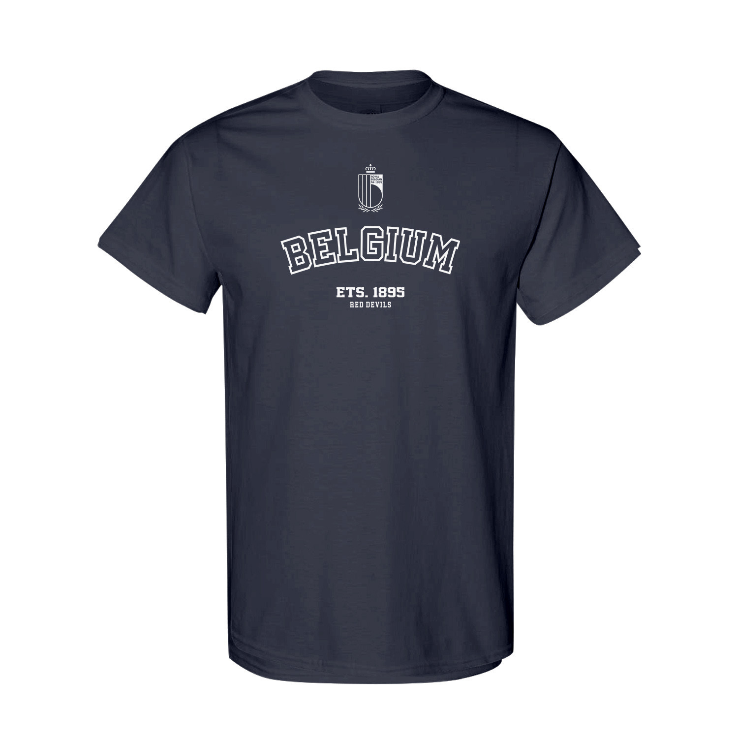 FIFA World Cup 2026 Belgium Year Established Graphic Unisex T-Shirt – Navy – Jersey Teams