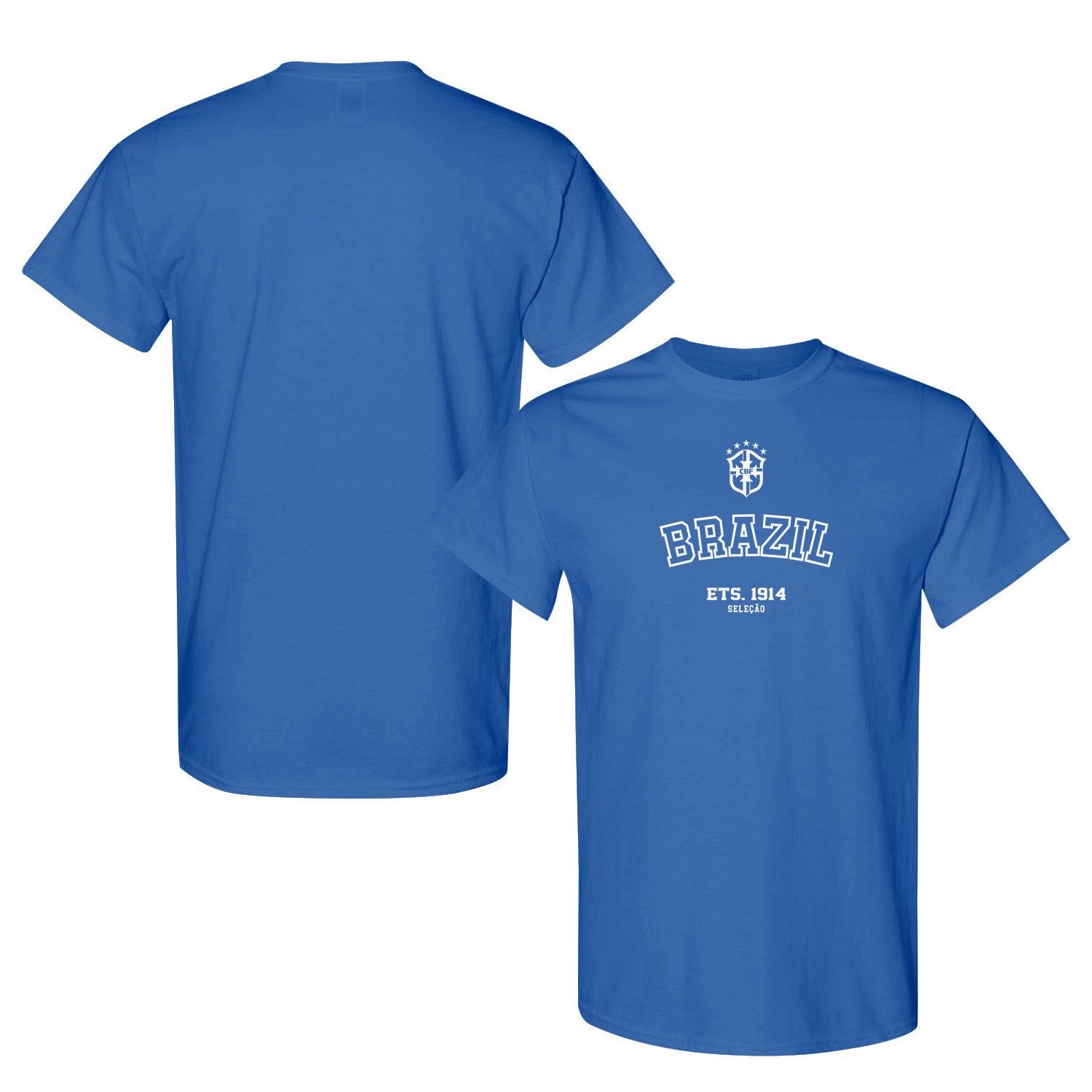 FIFA World Cup 2026 Brazil Year Established Graphic Unisex T-Shirt - Blue - Jersey Teams