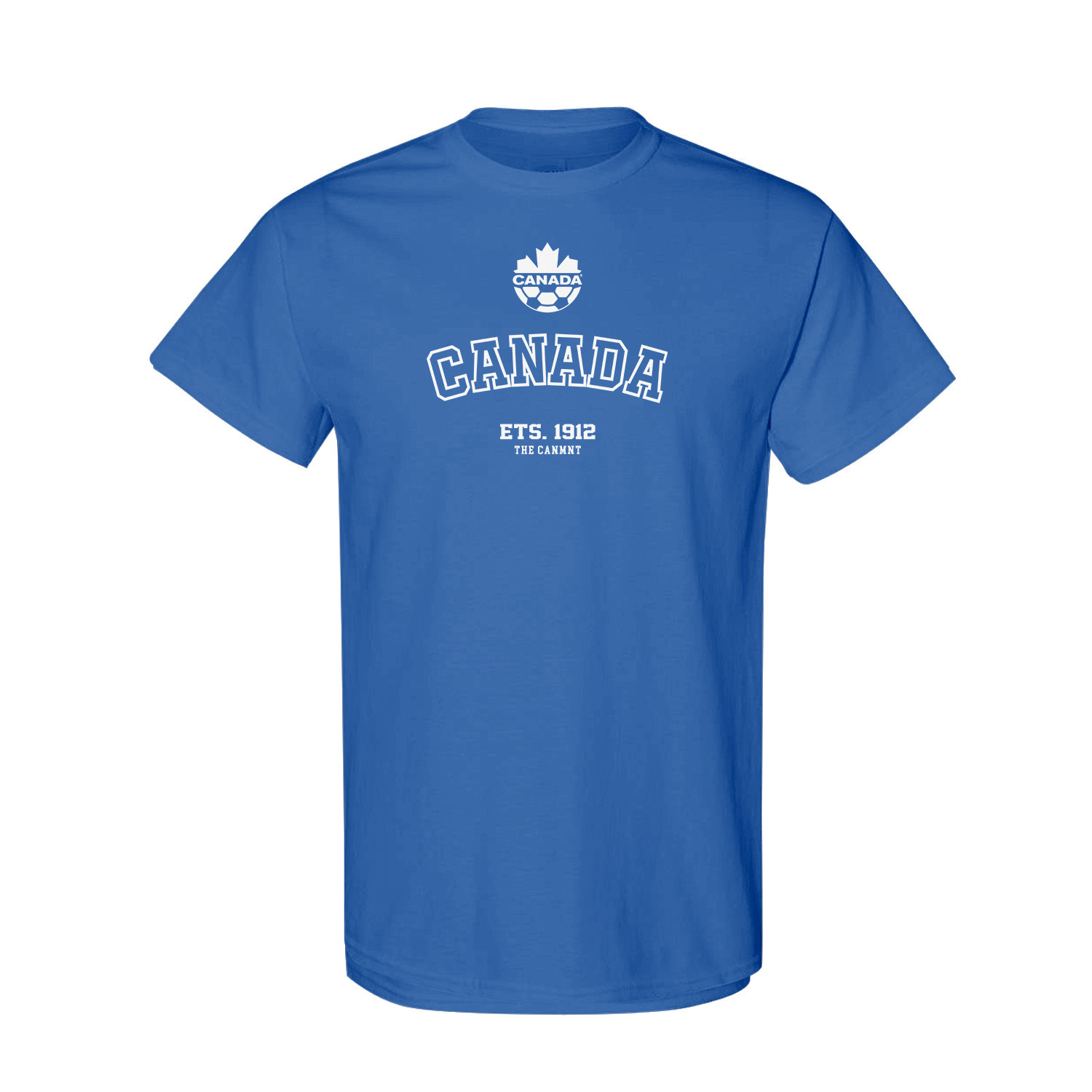 FIFA World Cup 2026 Canada Year Established Graphic Unisex T-Shirt – Blue – Jersey Teams