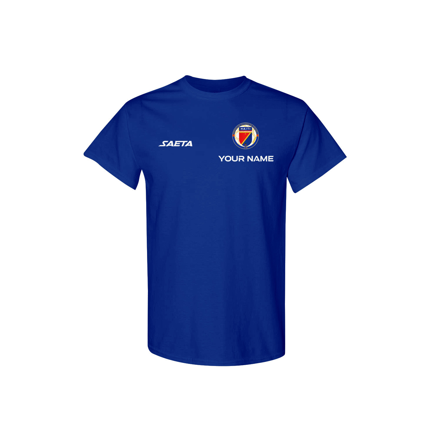 FIFA World Cup 2026 Haiti Logo Graphic Custom Name T-Shirt – Royal Blue – Jersey Teams