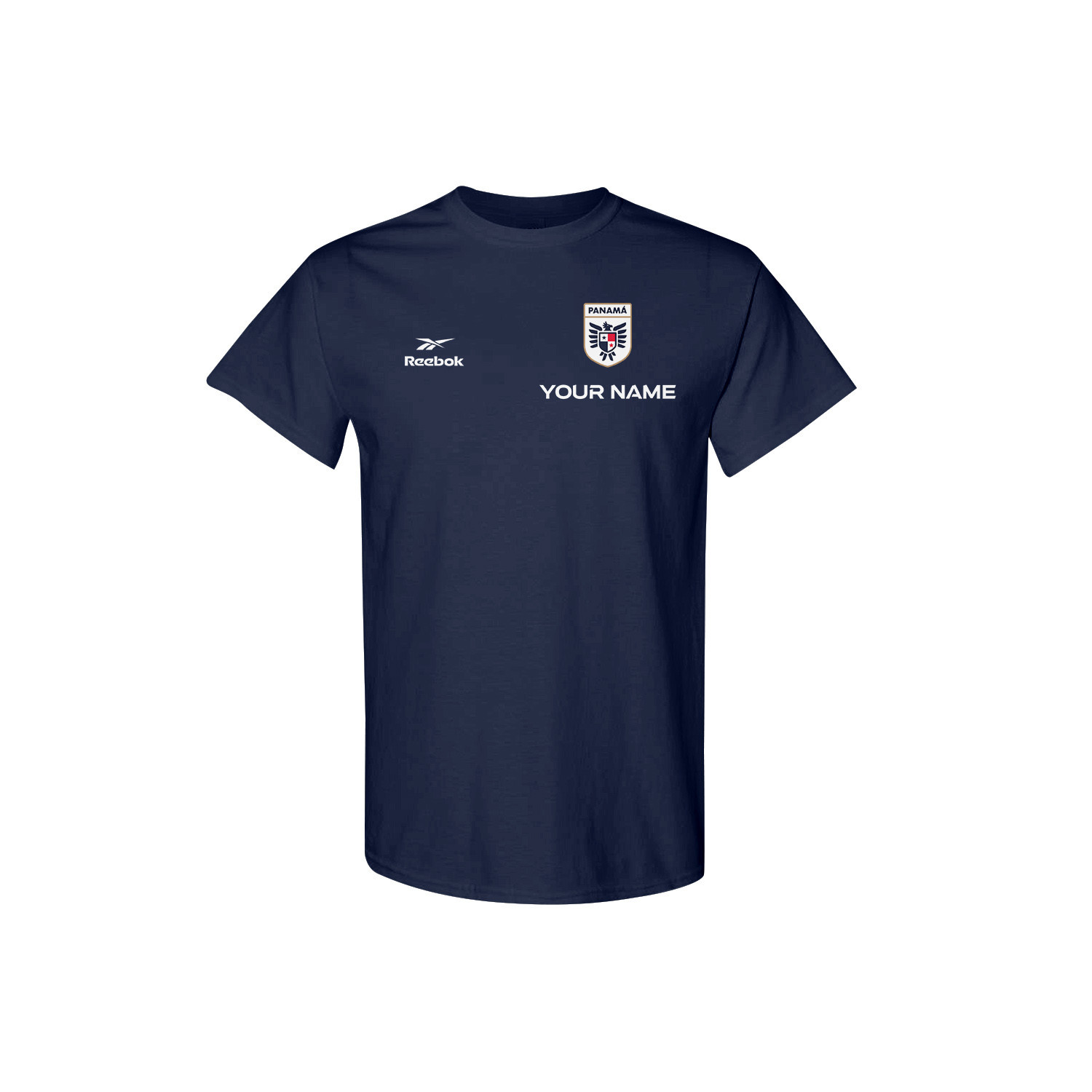 FIFA World Cup 2026 Panama Logo Graphic Custom Name T-Shirt – Navy – Jersey Teams