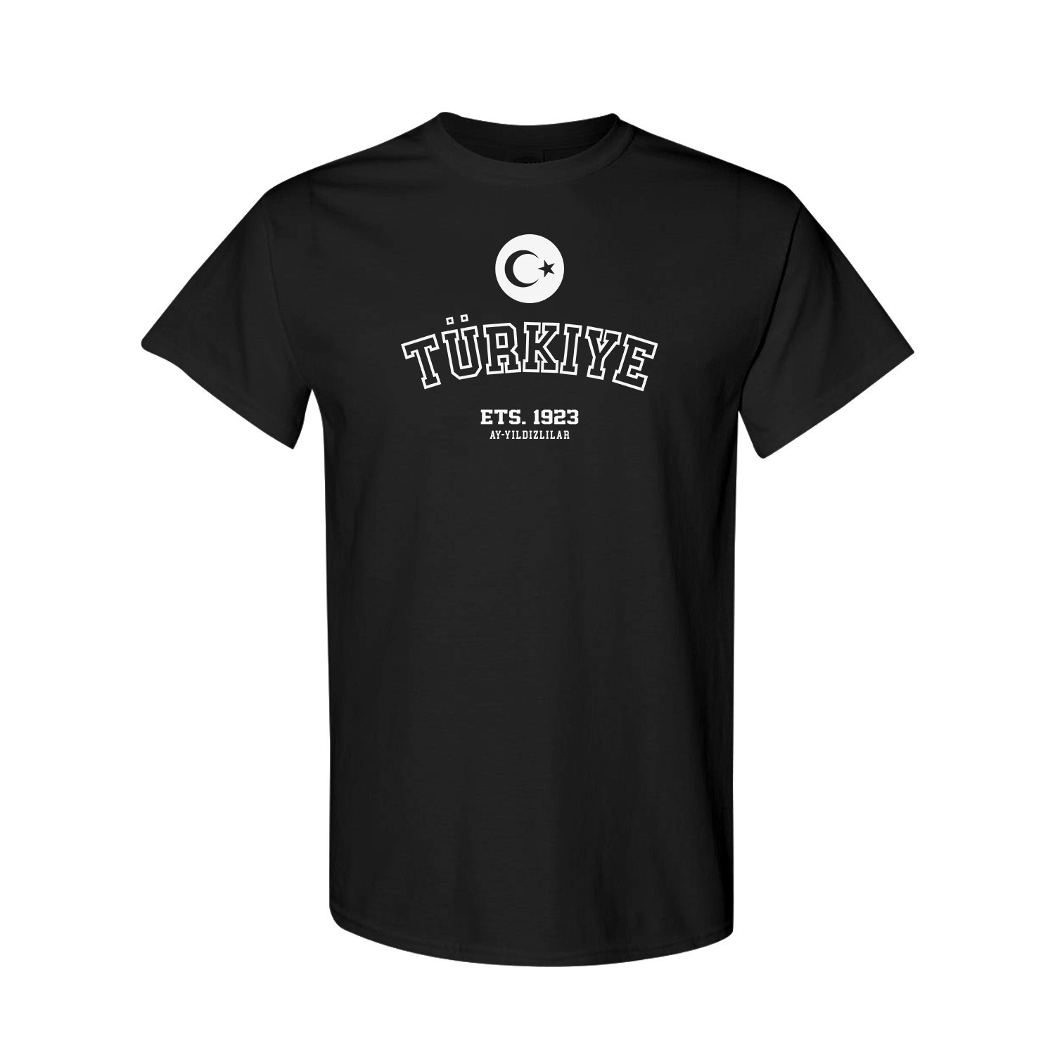 FIFA World Cup 2026 Türkiye Year Established Graphic Unisex T-Shirt – Black – Jersey Teams