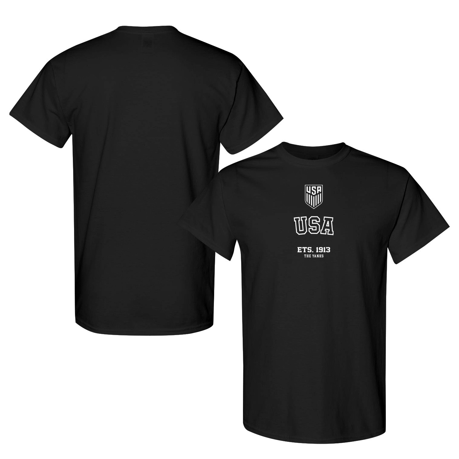 FIFA World Cup 2026 United States Year Established Graphic Unisex T-Shirt - Black - Jersey Teams