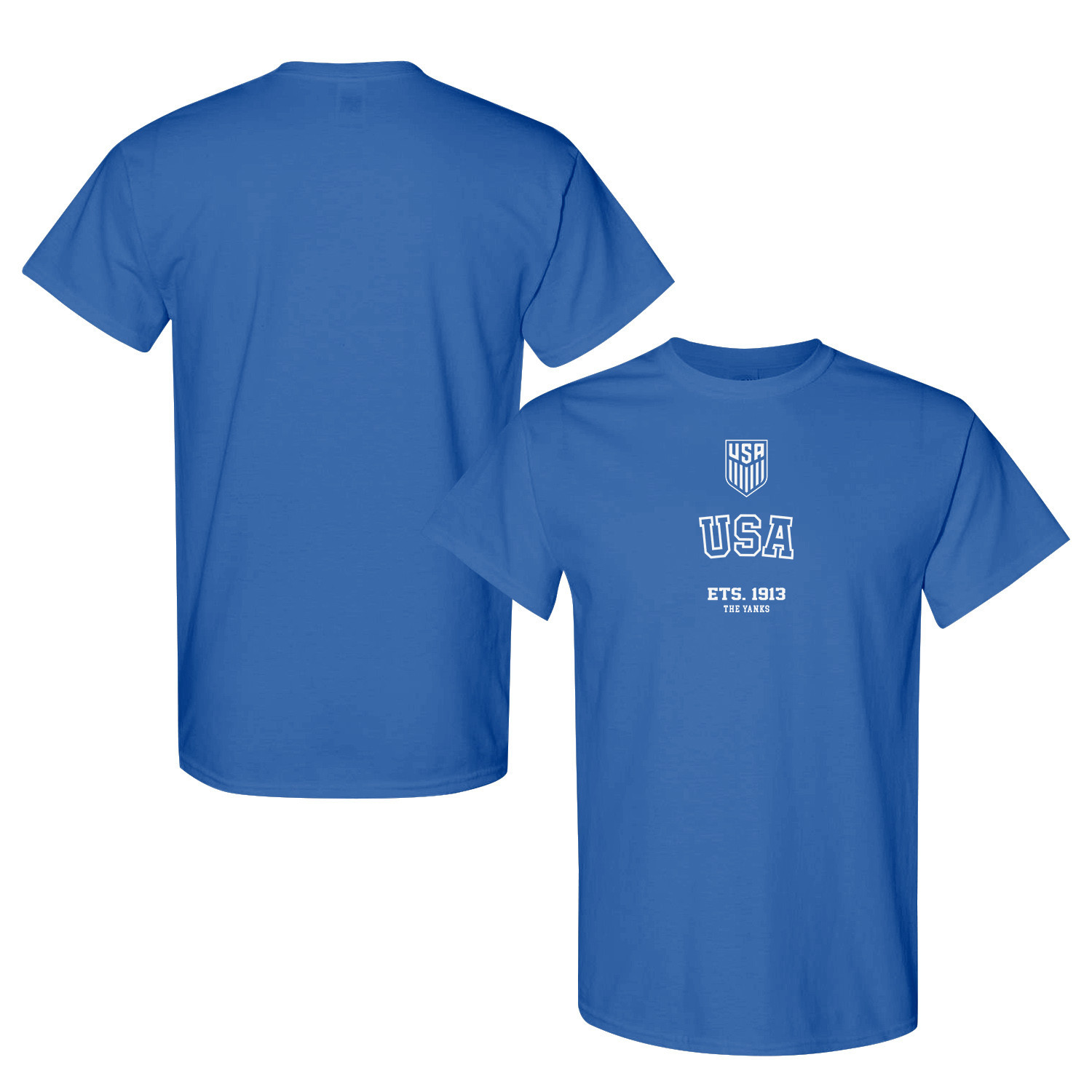 FIFA World Cup 2026 United States Year Established Graphic Unisex T-Shirt - Blue - Jersey Teams