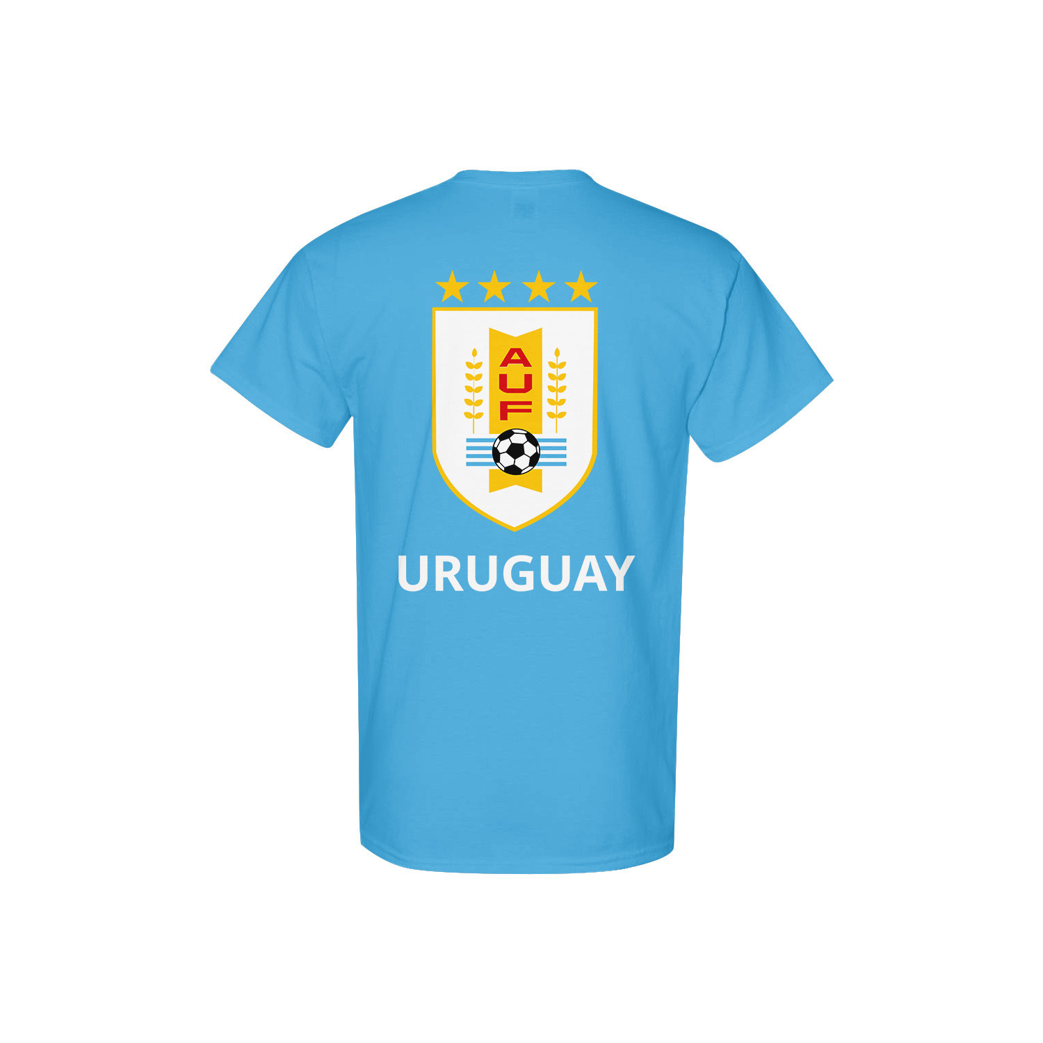 FIFA World Cup 2026 Uruguay Logo Graphic Custom Name T-Shirt - Light Blue - Jersey Teams