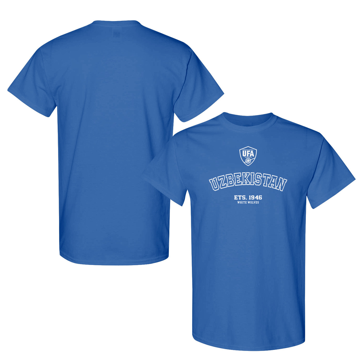 FIFA World Cup 2026 Uzbekistan Year Established Graphic Unisex T-Shirt - Blue - Jersey Teams
