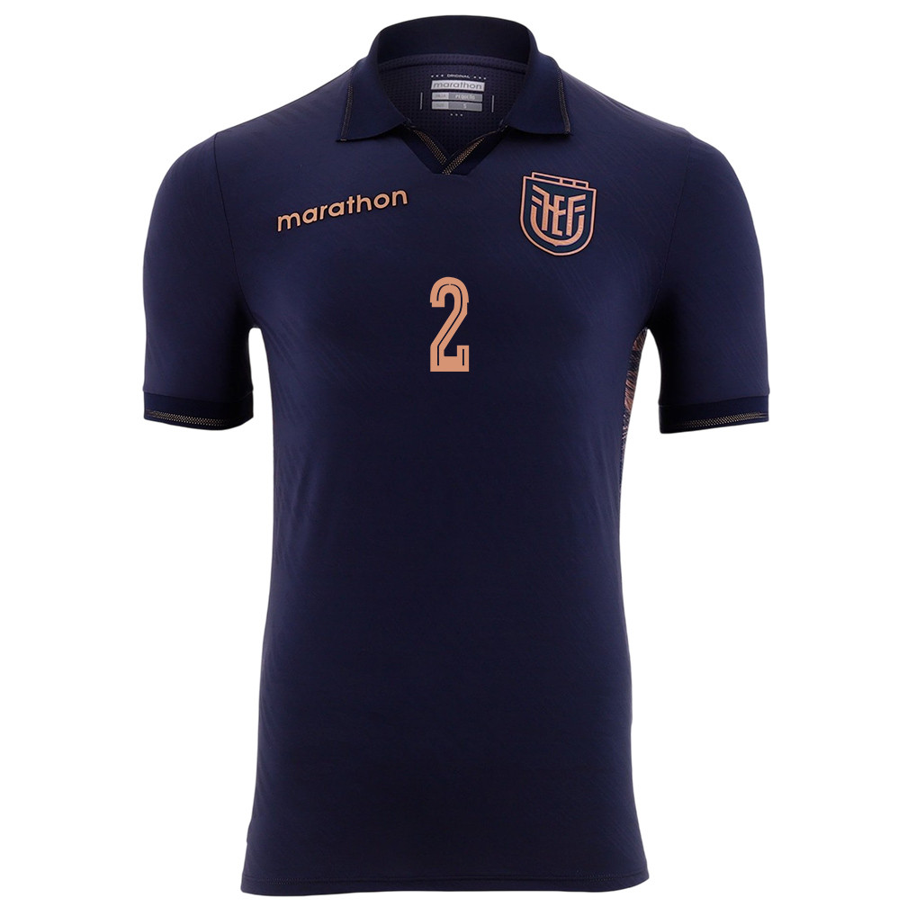 Félix Torres 2 Ecuador National Team 2026 Away Jersey - Navy, Men - Jersey Teams