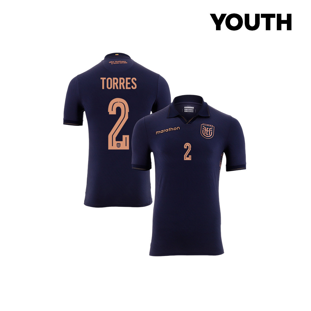 Félix Torres 2 Youth Ecuador National Team 2026 Away Jersey - Navy - Jersey Teams