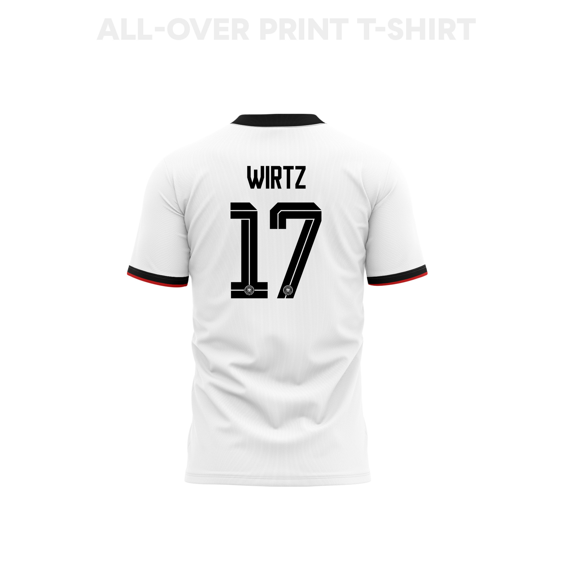 Florian Wirtz 17 Youth Germany 2026 Home 3D T-shirt Fully Printed – White - Jersey Teams