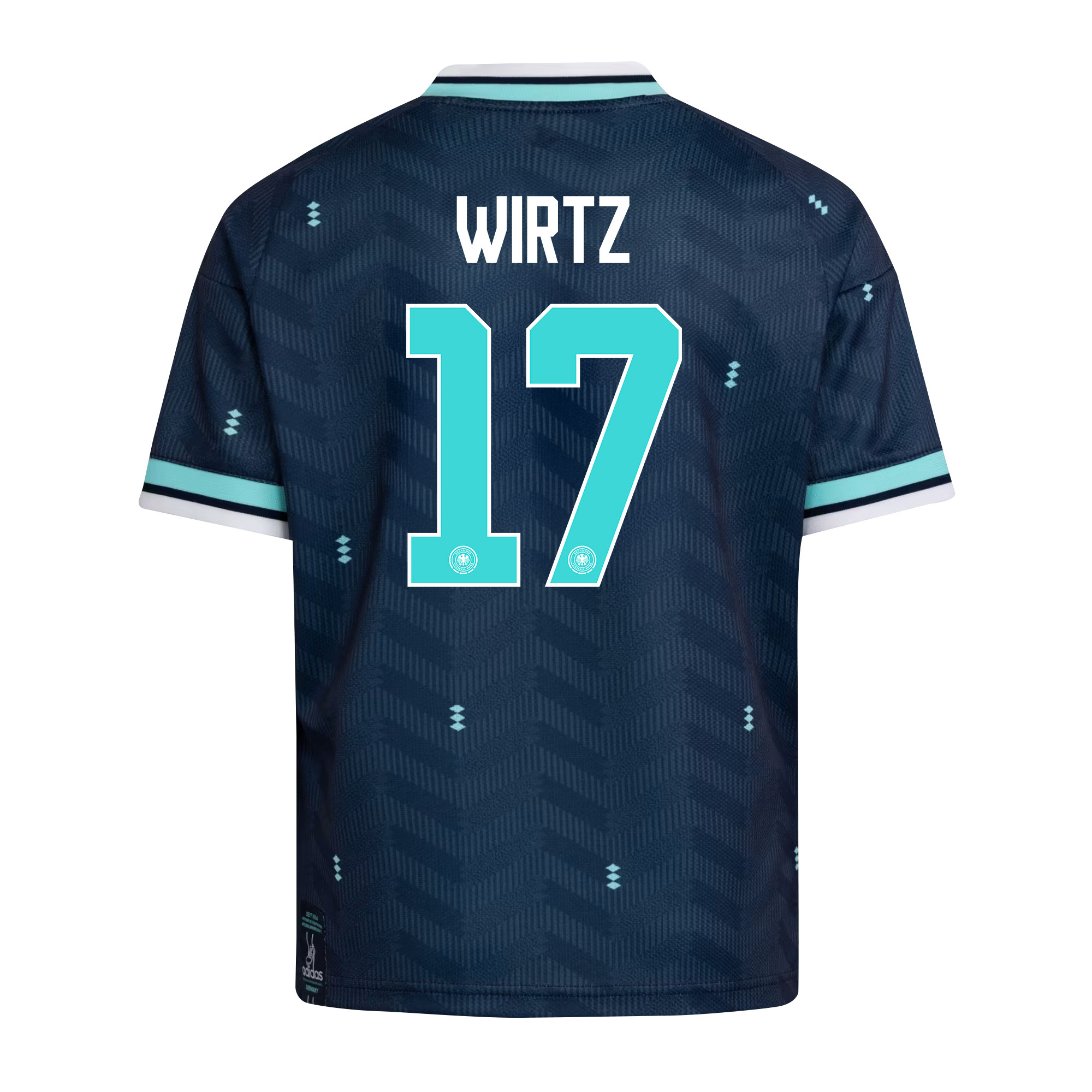 Florian Wirtz 17 Youth Germany National Team 2026 Away Jersey - Navy - Jersey Teams