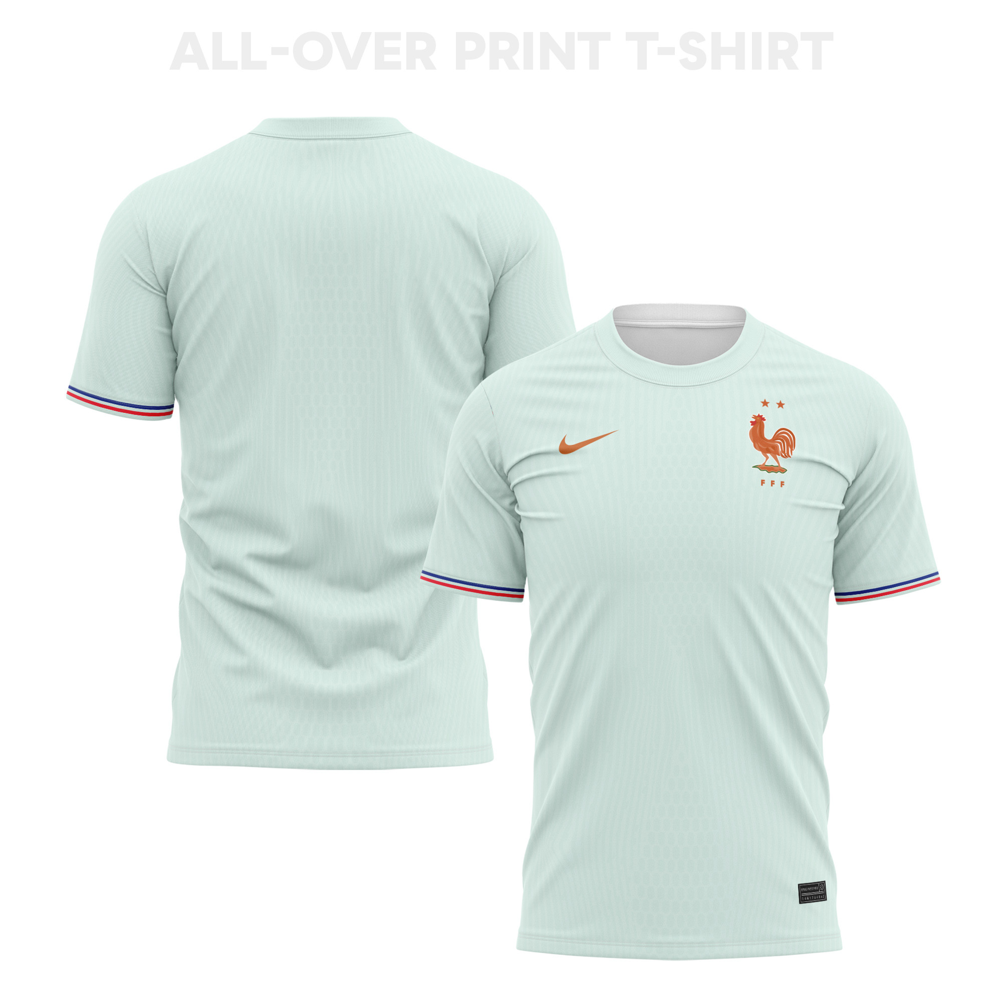 France 2026 Away 3D T-Shirt Fully Printed – Unisex, Green - Jersey Teams