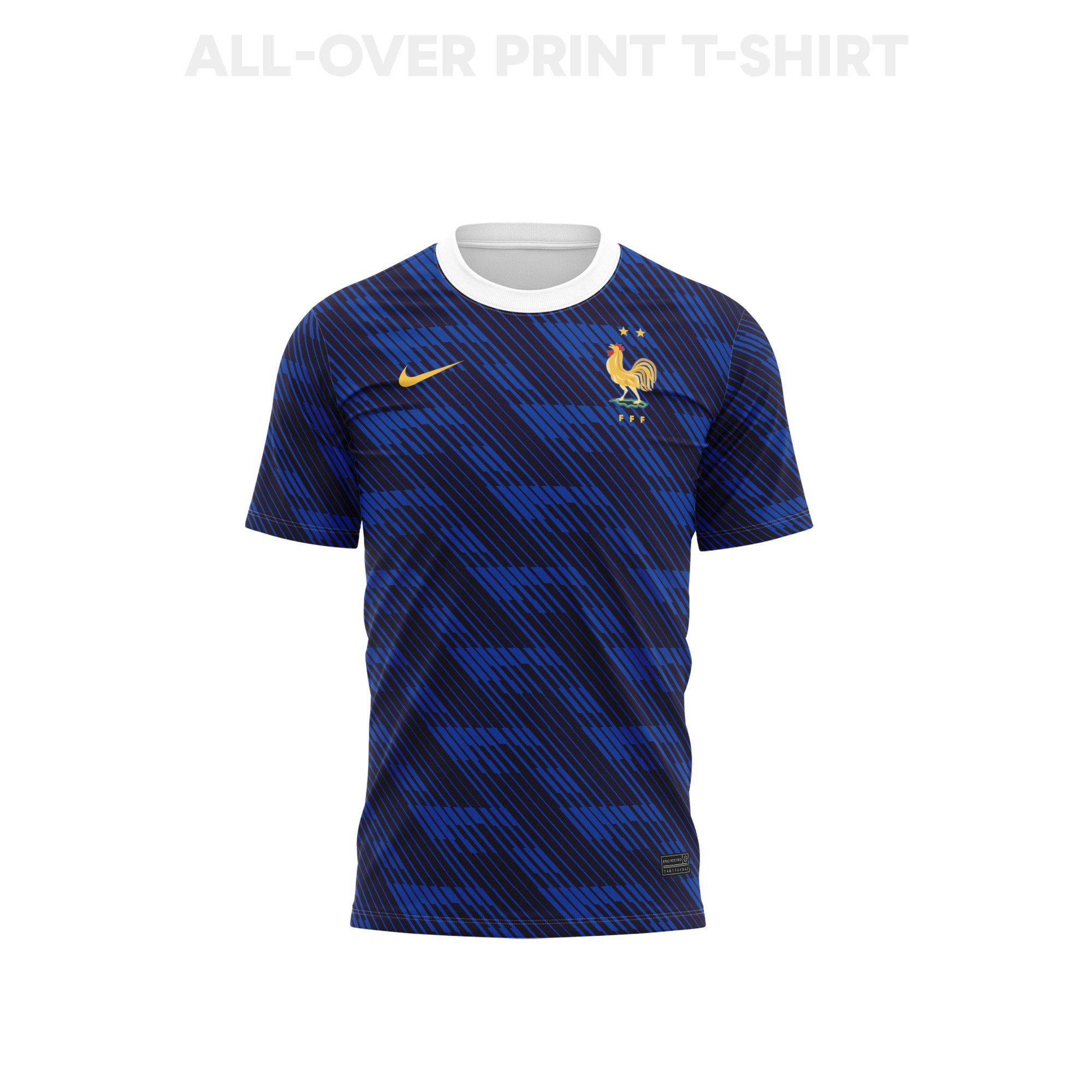 France 2026 Home 3D T-Shirt Fully Printed – Unisex, Blue - Jersey Teams