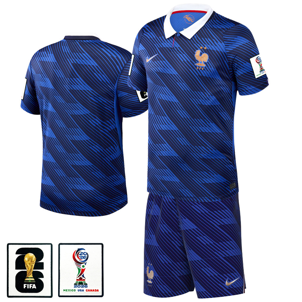 France 2026 Home Men Jersey & Shorts Set – Blue – Jersey Teams