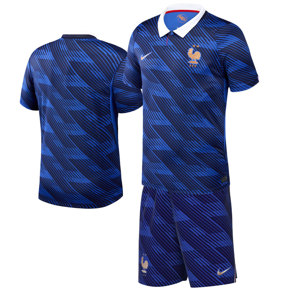 France 2026 Home Men Jersey & Shorts Set – Blue - Jersey Teams