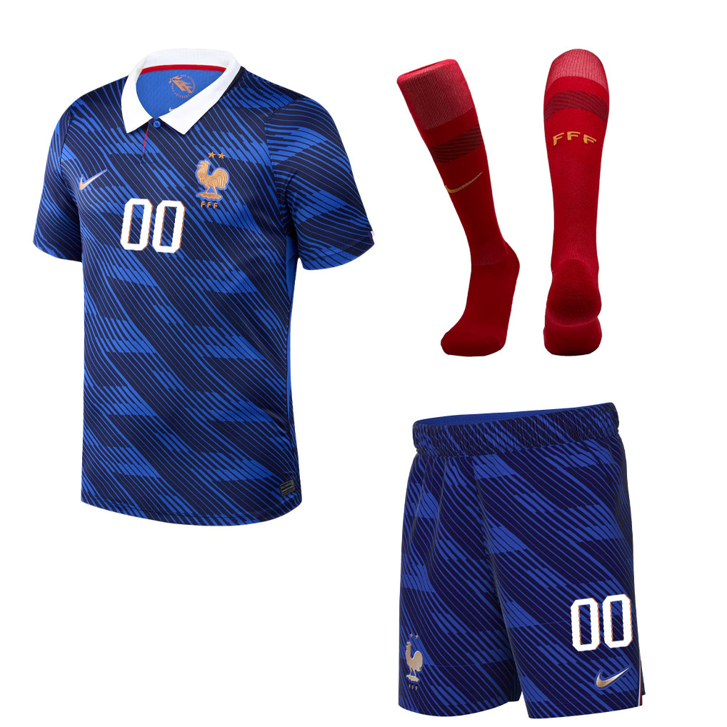 France 2026 Home Men Kit Set – Personalized - Blue - Jersey Teams