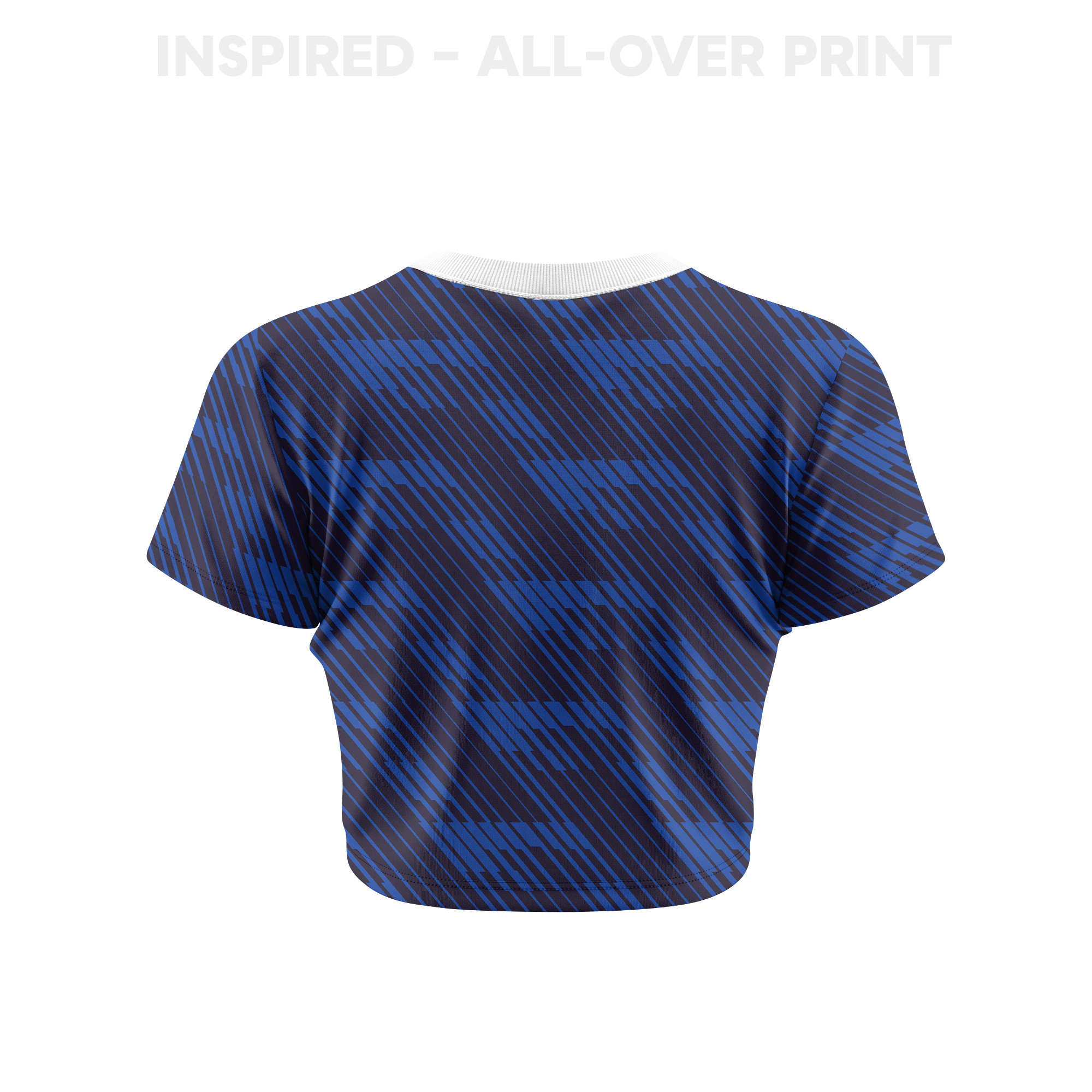 France 2026 Women's Home All-Over Print Cropped Jersey - Blue - Jersey Teams