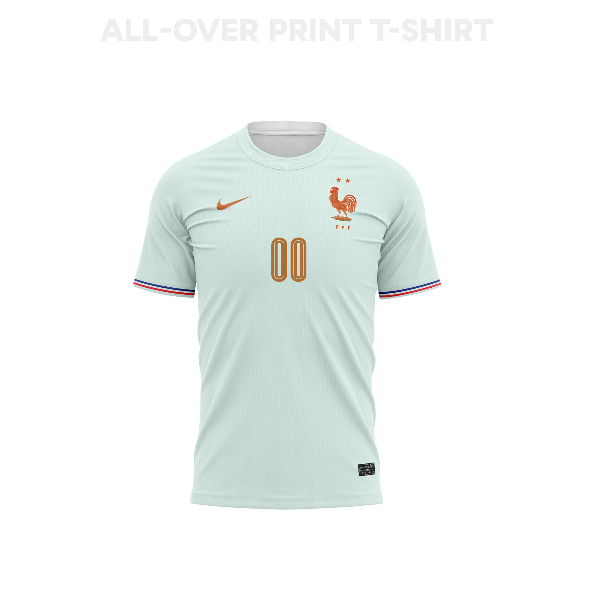 France 2026 Youth Away 3D T-shirt Fully Printed – Personalized – Green - Jersey Teams