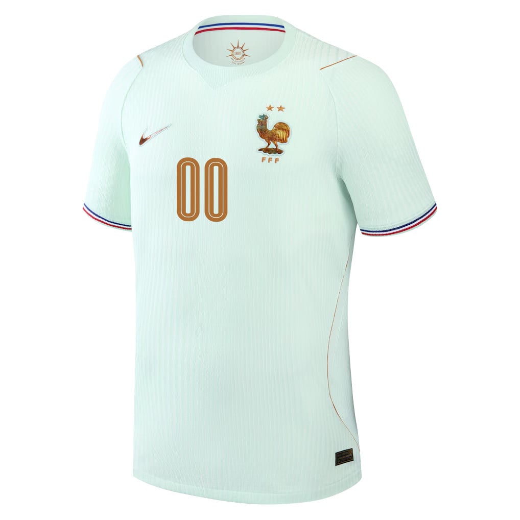 France National Team 2026 Away Jersey – Personalized – Green, Men – Jersey Teams