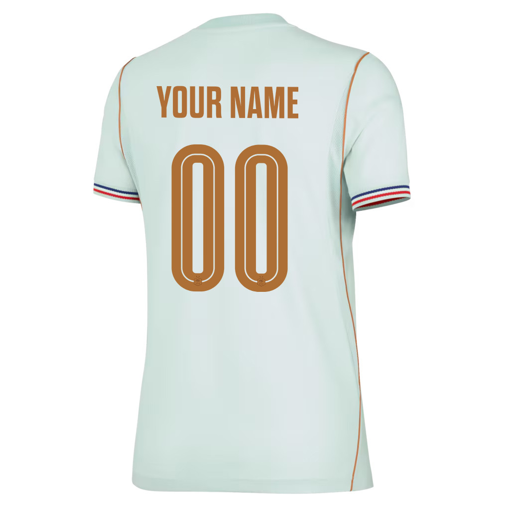 France National Team 2026 Women's Away Jersey - Personalized - Green - Jersey Teams