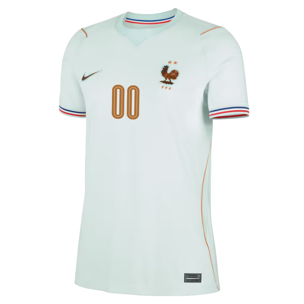 France National Team 2026 Women's Away Jersey - Personalized - Green - Jersey Teams
