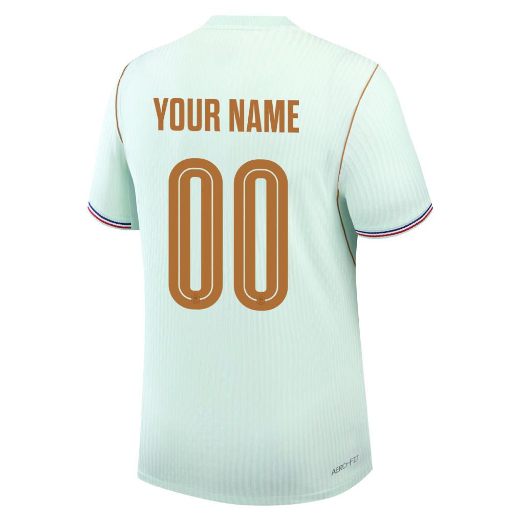 France National Team 2026 x World Cup Patch Away Jersey - Personalized - Green, Men - Jersey Teams