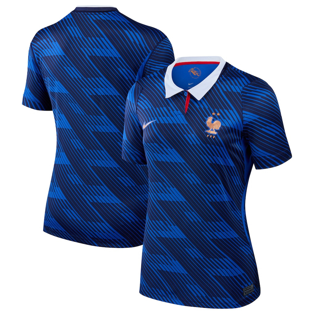 France National Team Women's 2026 Home Stadium Jersey - Blue - Jersey Teams
