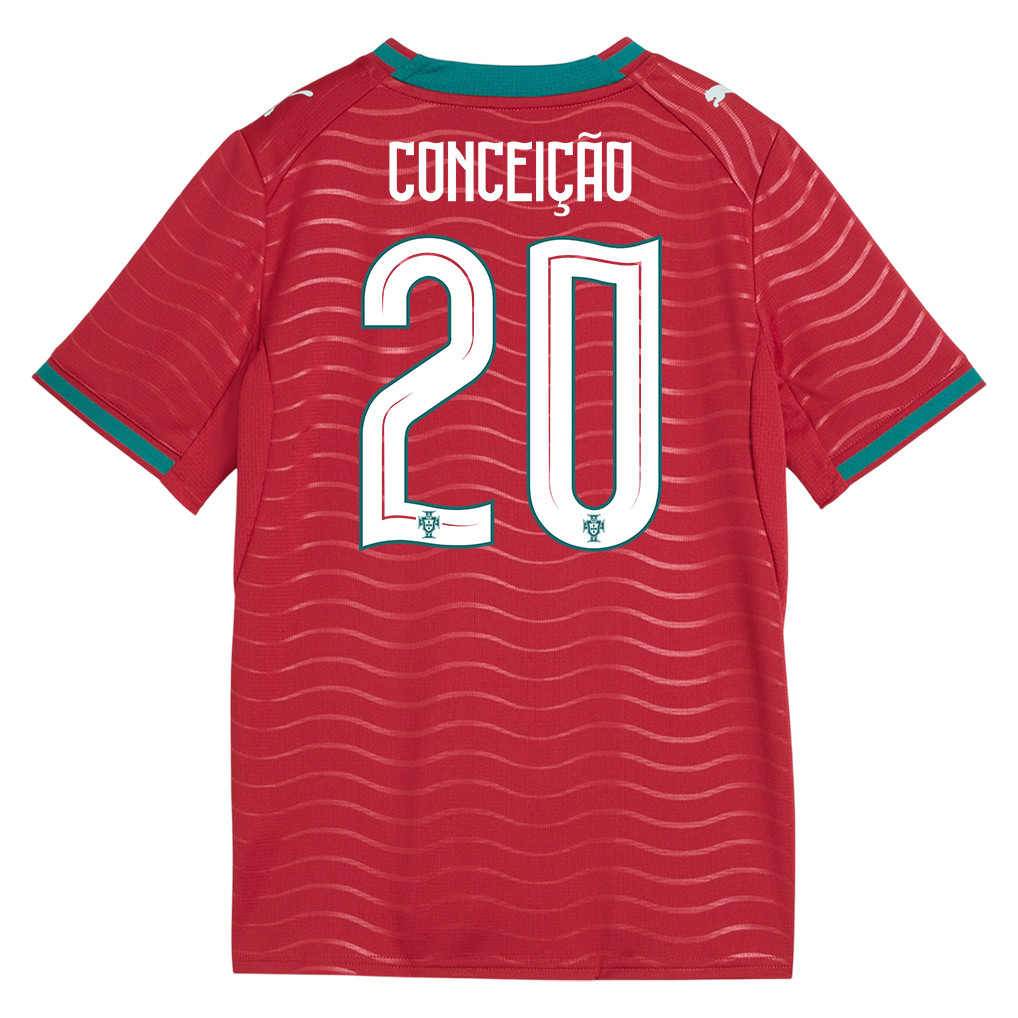 Francisco Conceição 20 Youth Portugal National Team 2026 Home Jersey - Red - Jersey Teams