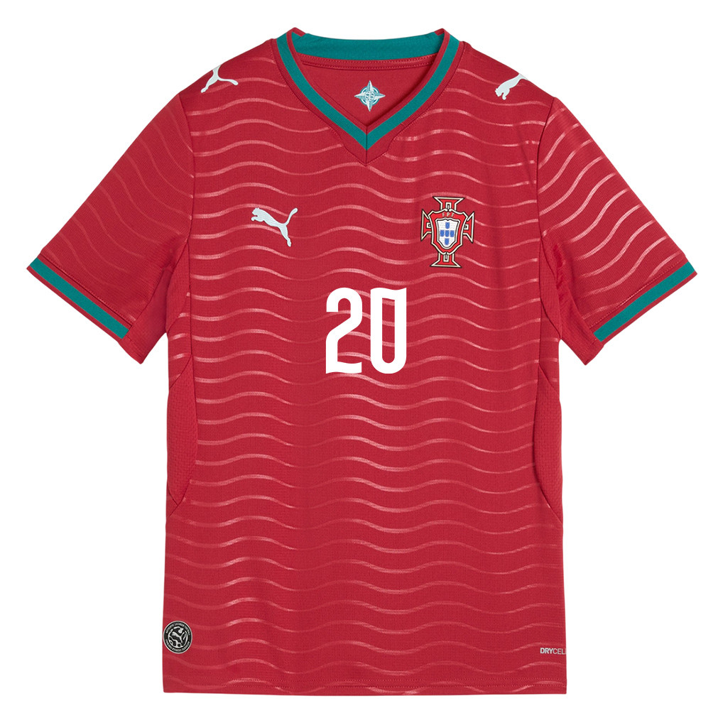 Francisco Conceição 20 Youth Portugal National Team 2026 Home Jersey - Red - Jersey Teams