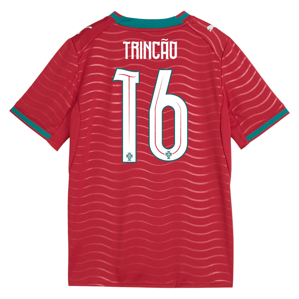 Francisco Trincão 16 Youth Portugal National Team 2026 Home Jersey - Red - Jersey Teams