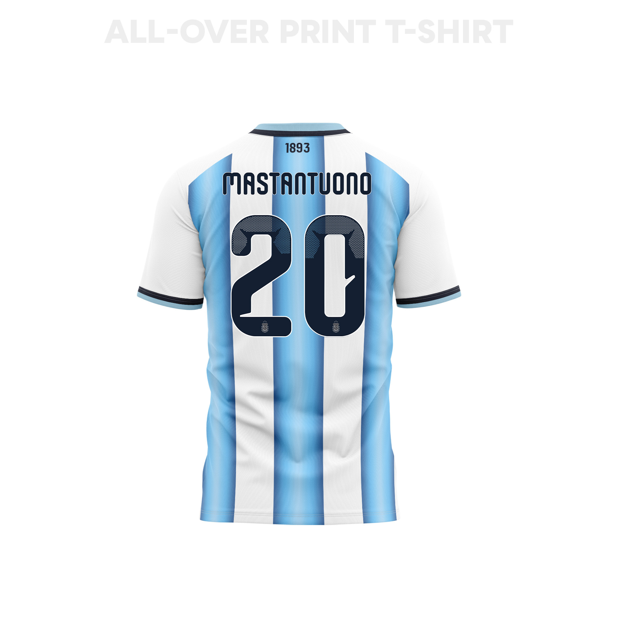 Franco Mastantuono 20 Youth Argentina 2026 Home 3D T-shirt Fully Printed – White - Jersey Teams
